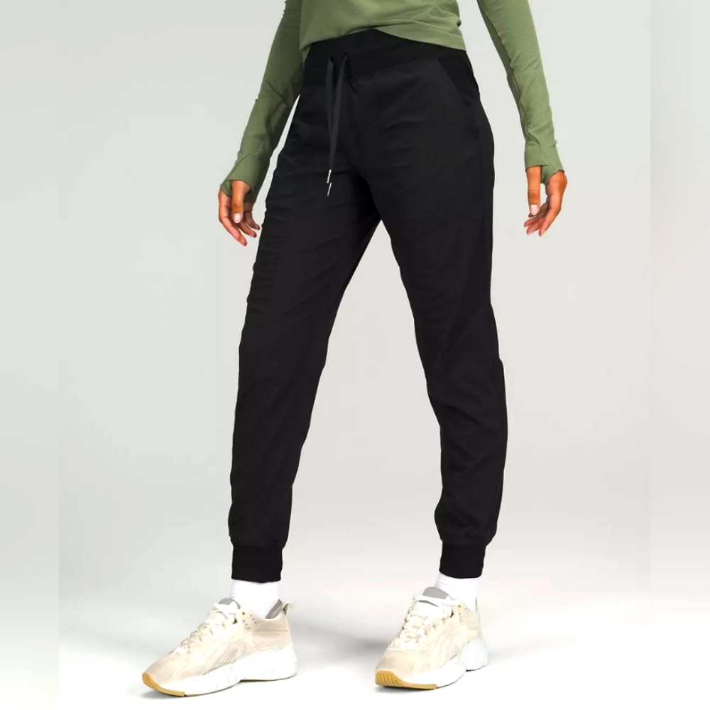 Lululemon Dance Studio Mid-Rise Jogger Full Length Black Size 16 NWT LW5ENMS